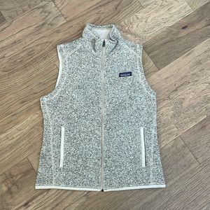 Patagonia Women’s Size Small Better Sweater Vest Worn Once Grey/Cream